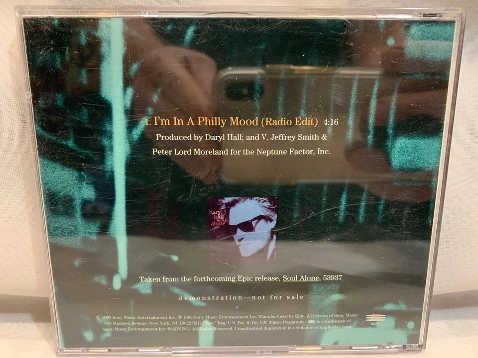 Daryl Hall I'm In A Philly Mood CD (PROMO Single) Foto 2 de 2