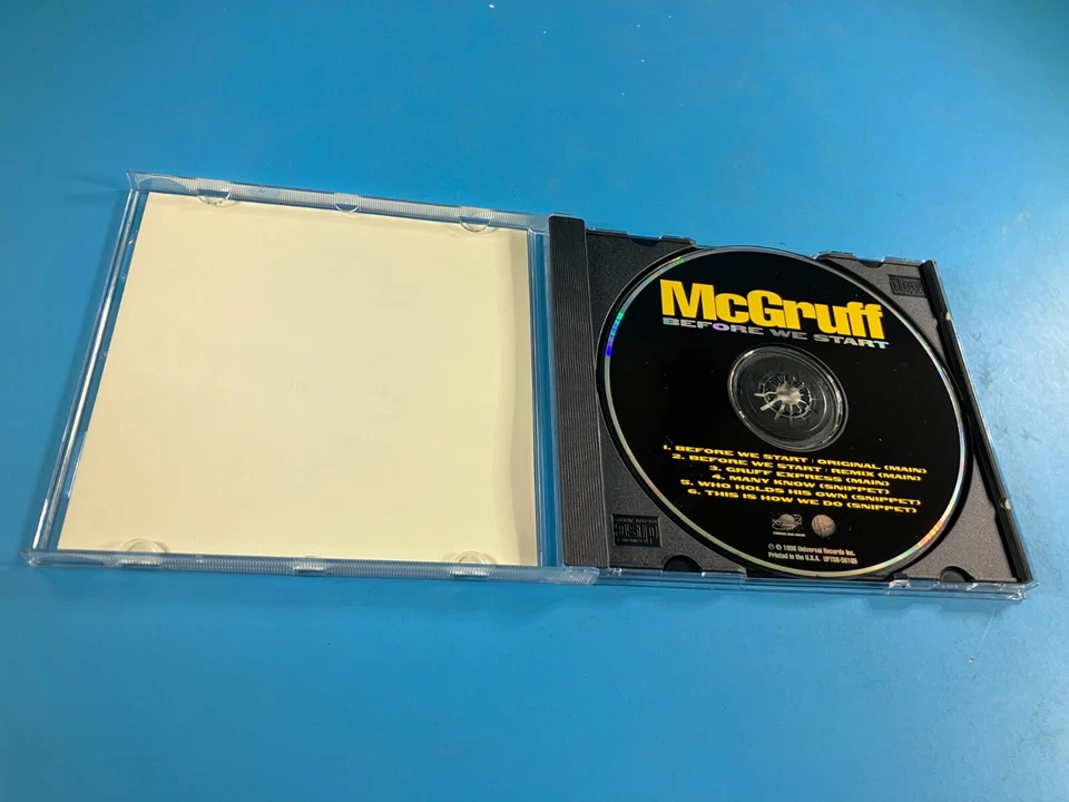 McGruff – Before We Start - SINGLE CD - Maxi Musik CD - Bild 2 von 3