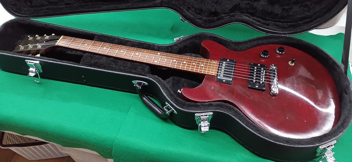ギター Gibson Les Paul Studio DC Gibson Les Paul Studio DC Wine Red 1997 – Chicago Music Exchange