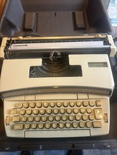 Vintage Smith Corona Coronet Super 12 Electric Typewriter Baige W/Case thumbnail