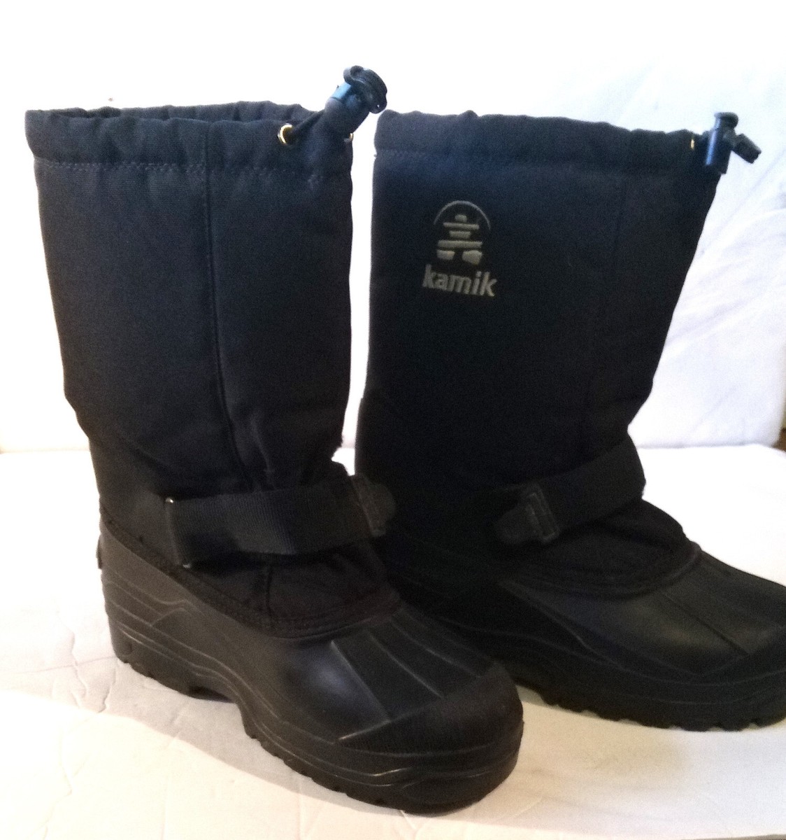 Kamik Waterproof Winter Rain Snow Boots Black Size 6 Womens  display picture 3