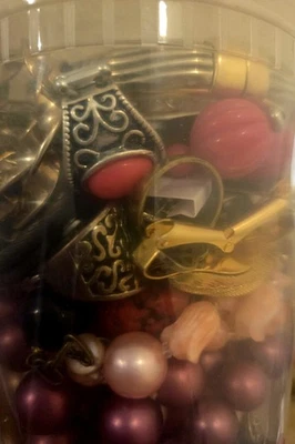 Large Jewelery Mystery Jar Lot Vintage Modern Estate - Image 1 of 4