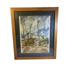 Framed Watercolor Painting Jim McEvoy Landscape VALENTINE GIFT