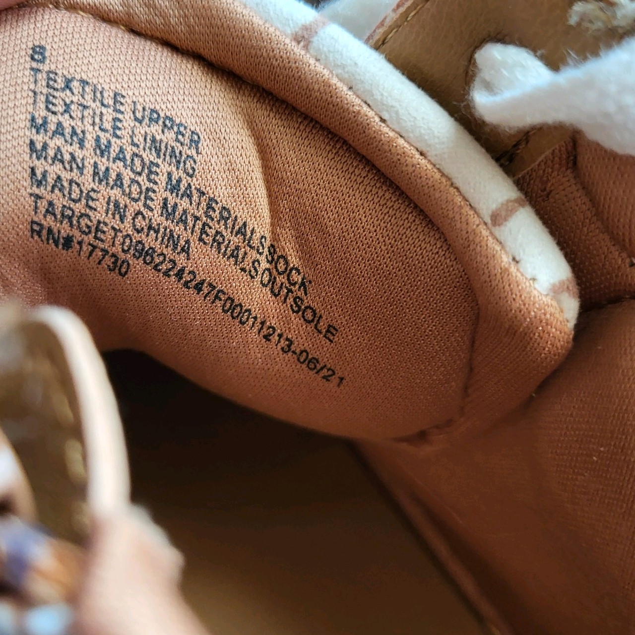 Universal Thread BrownWhite Cow Print HighTop Lac… - image 6