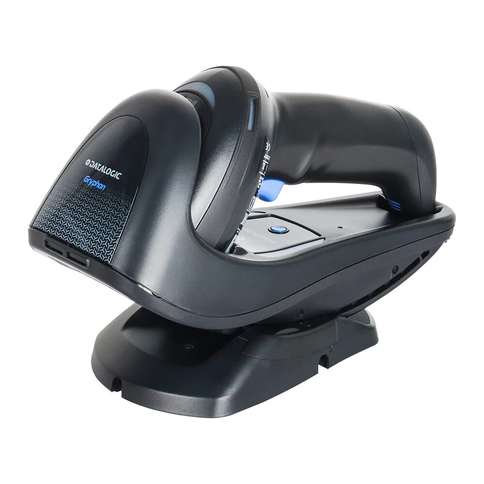Datalogic Gryphon GBT4500-BK-BTK1 Wireless 2D 1D Barcode Scanner w/ Cradle - Image 2 of 4