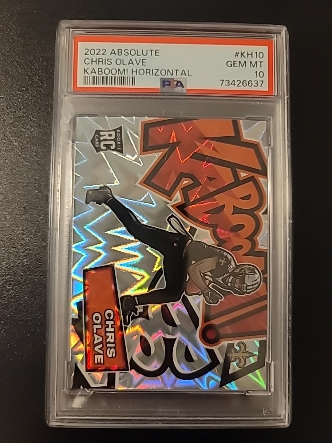 2022 Panini Absolute - Kaboom! Horizontal Chris Olave #KH10 (RC)