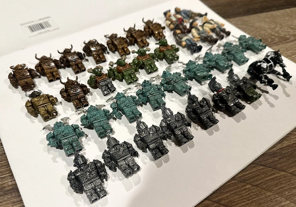 Mega Bloks Dragons Krystal Wars Mini Figures Mixed Lot Of 35 - Image 3 of 4