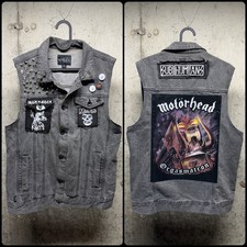 Custom studded metal battle vest. Motorhead, ...