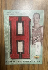 2006-07 Upper Deck Chronology Rookie Letterman Patch XRC Joakim Noah #LMA-255 