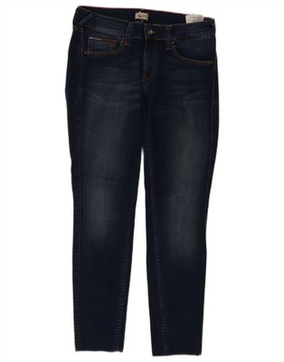 Tommy Hilfiger Damen Skinny Jeans W29 L27 Blau Baumwolle AY13