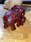 Vintage Solid Elephant Mom & Baby Resin Sculpture Figurine Statue Decor — photo 5