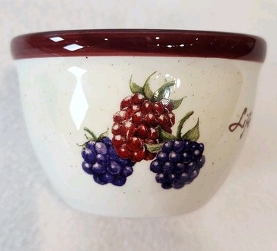 Boyd's 2003 Bearware Pottery Works 02004-32 Life Is Just A Bowl Of Bearies Bowl