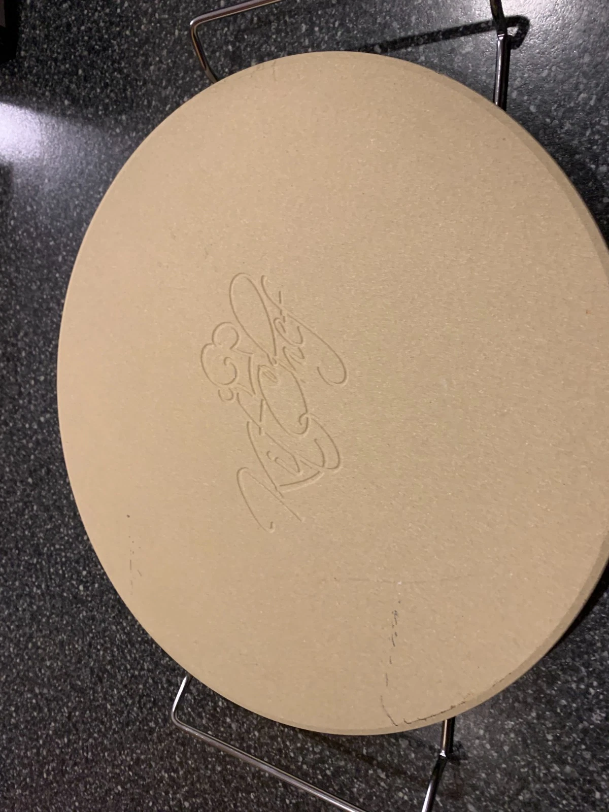 Round Pizza Baking Stone 14" With Rack
Opens in a new window or tab