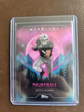 2024 Topps Midnight Nightball Brock Bowers #NB-13 Great Condition