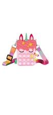 Girls Color Block Unicorn Pop It Crossbody Bag