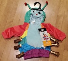 Baby HYDE and EEK Plush Rainbow CATERPILLAR Costume Size 0/6 6/12 12/18 Mo NWT