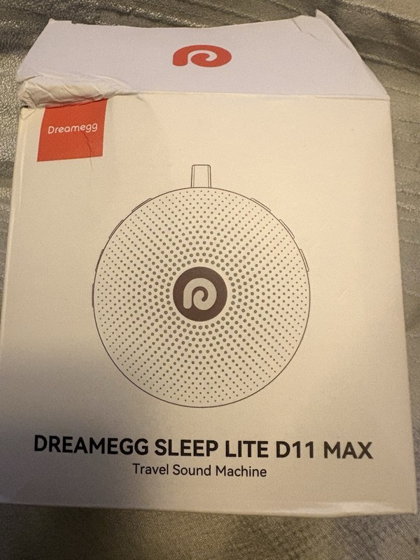 Dreamegg Sleep Lite D11 Max White Noise Travel Sound Machine, Blue, Has warranty
