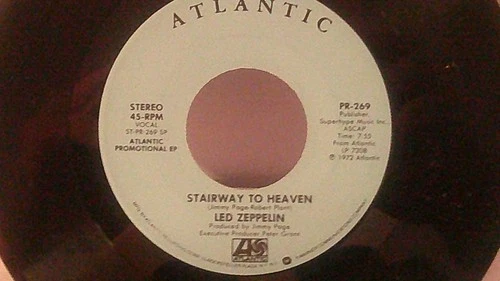 Led Zeppelin,Atlantic PR269"Stairway To Heaven"US,7"45,1972 PROMO,Blue labels,M-