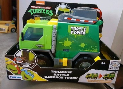 Teenage Mutant Ninja Turtles Nickelodeon Thrash n' Battle Garbage Truck TMNT NIB