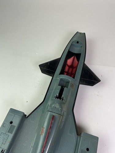 Vintage 1986 GI Joe Cobra Night Raven Black Jet Plane Incomplete Shell Only - Picture 7 of 8