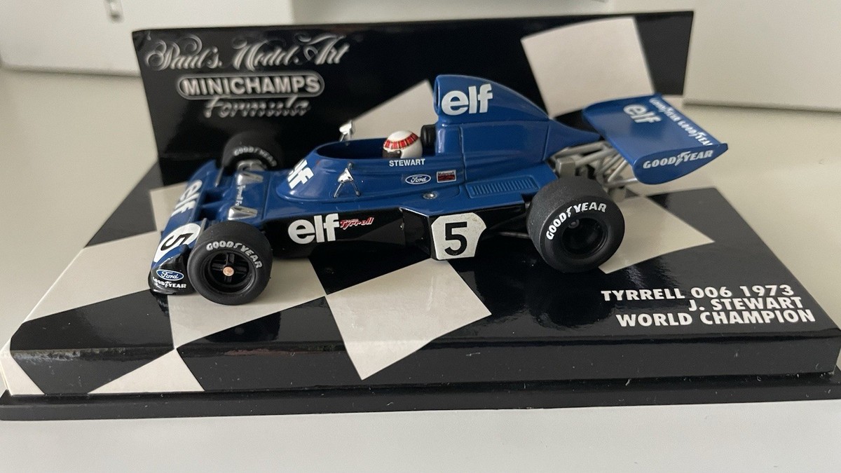 Tyrrell 006 1973 J. Stewart ワールドチャンピオン F1 TYRRELL 006 #5 J.Stewart World Champion 1973 1/43