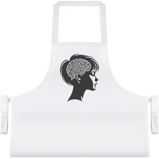 Unisex Kochschürze "Mädchen mit elektronischem Gehirn" (AP00094025)