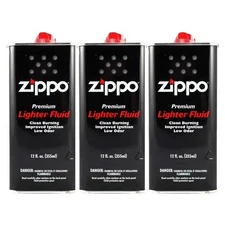 Zippo 12 fl.oz (355ml) Fluid Fuel 3 Can