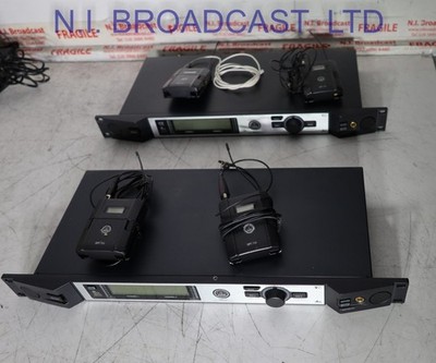 AKG DSR700 V2 Digital Receiver + 2x DTP700 Digital Funk Mikrofon Kit (548-697Mhz)