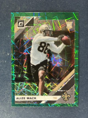 2019 Donruss Optic Green Velocity #139 Alize Mack New Orleans Saints