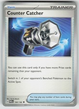 Pokemon Counter Catcher 160/182 Paradox Rift Normal
