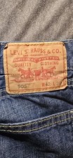 Levi's 505 Series Men's Straight Fit Blue Denim Jeans Medium Wash 5-Pocket