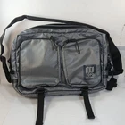 Topo Designs Apex Global Briefcase  Travel Bag Backpack Black Gray Grid Pattern