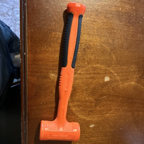 Snap-On Tools NEW HBFE24 24oz Soft Grip Non- Dead Blow Hammer Orange