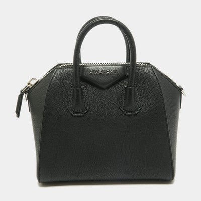 Givenchy Mini Antigona Black Leather Satchel