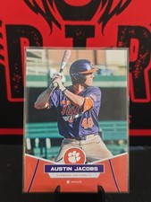 2025 Onit Athlete Clemson Tigers Baseball #B-4 Austin Jacobs- Orange Base