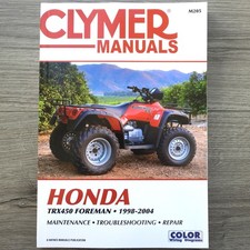 1998-2004 Honda TRX450 TRX 450 Foreman ATV Quad CLYMER SERVICE & REPAIR MANUAL
