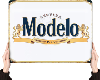 modelo サイン Modelo Beer Signs | Man Cave Decor | Bar Vintage Metal Tin Signs