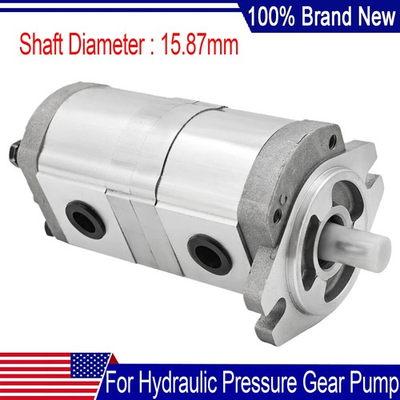 #ad HGP 33A F6 6R Shaft 15.87mm For Hydraulic Tandem Double Gear Pump Replacement $299.85