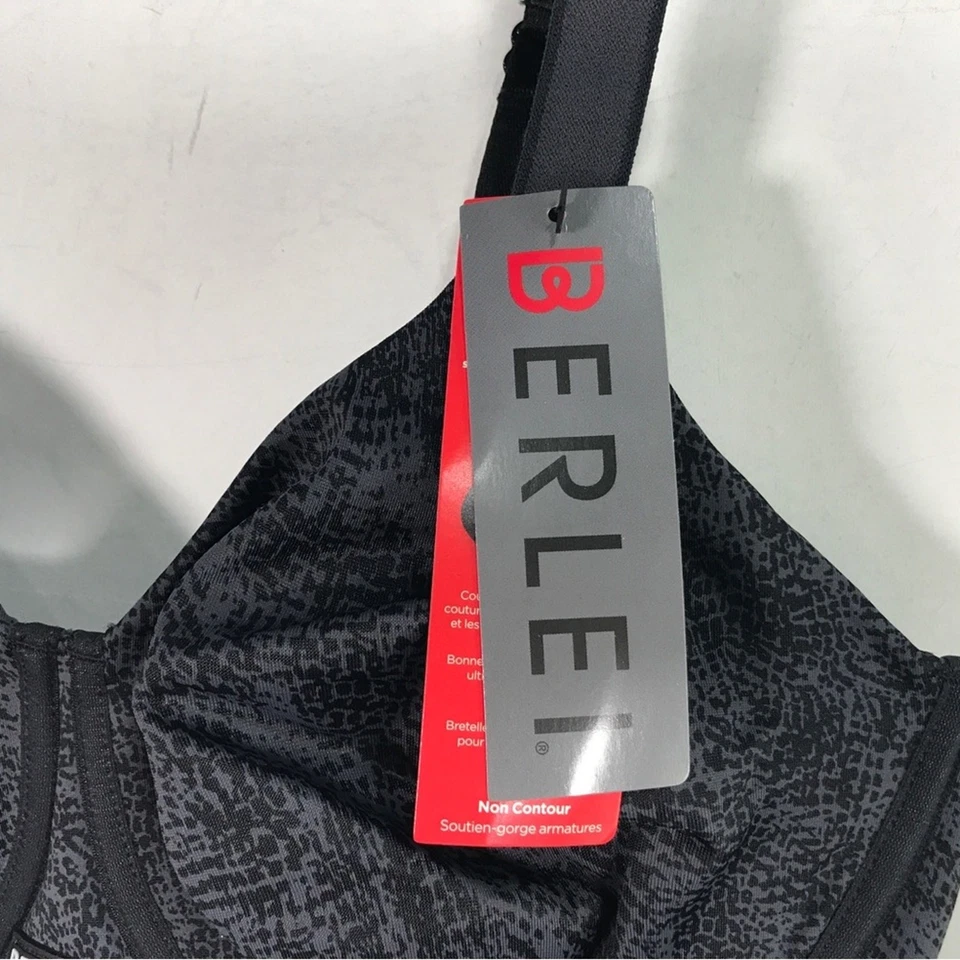 Berlei High Performance Wired Bra, Women's Size 36D - Black - Image 4 of 4