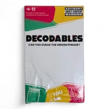 Spin Master Games – Decodables Adult Party 18+ Fun Card Game [DAMAGED BOX]