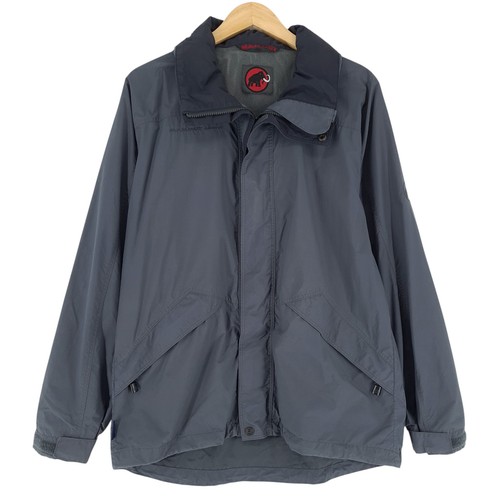 Mammut, Mammut Vintage Waterproof DryTech Jacket Windbreaker Regular Fit Gray Size S
