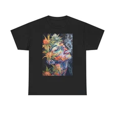 Beautiful Pot Graphic T Shirt Woman Painting Unisex Heavy Cotton Tee