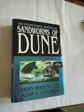Sandworms Of Dune Brian Herbert Kevin Anderson Signed 1st Edition Near Fine