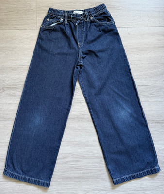 Zara Mädchen Jeans Gr. 152 11-12 Jahre Wide Leg Dunkelblau Top Zustand