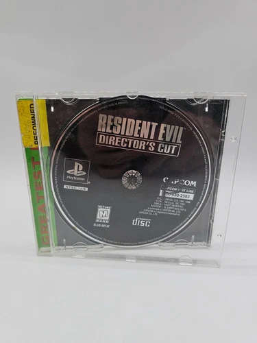 Resident Evil Director's Cut PS1 PlayStation 1 Game Case & Disc Greatest Hits