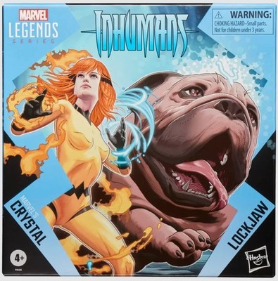 Marvel Legends Series Inhumans Marvel's Crystal & Lockjaw 2er Set F9108 Neu