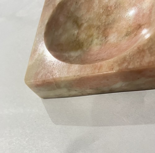 Vintage Vermarco Vermont Marble Swirl Ashtray/ Candle Holder/ Trinket/Keys Dish - Picture 4 of 7
