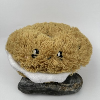 Squishables Stuffed Plush Bagel With Cream Cheese Adorable
