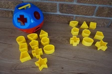 U Pick TUPPERWARE Tuppertoy Block Shape O Sorter Toy Plastic Yellow Piece or SET