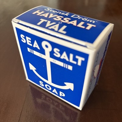 Swedish Dream  Sea Salt Soap 4 Oz. 113 Gr New